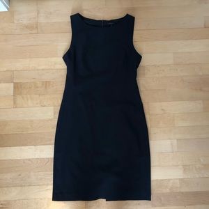 Theory Black Sleeveless Sheath Dress